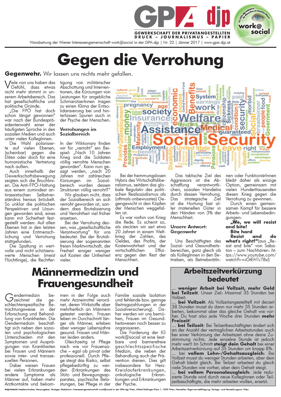 Wandzeitung work@social 22